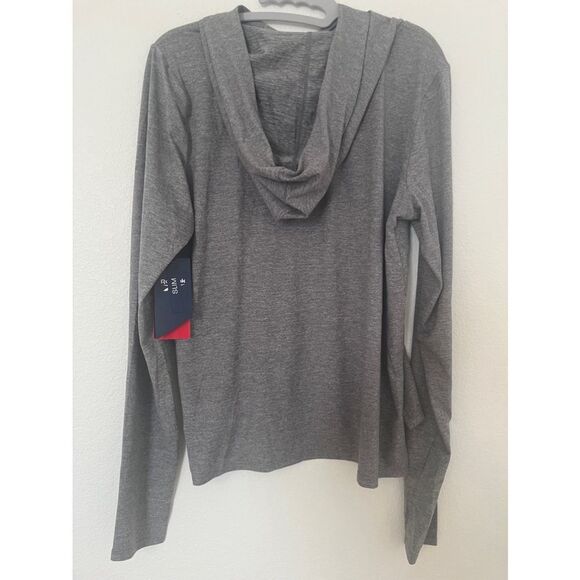 Reebok Circuit LS Hoodie Long Sleeve Slim Fit Heather NEW - Picture 5 of 5